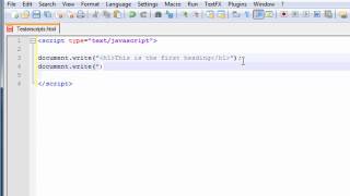 Javascript Tutorial -4- Statements