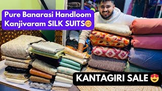 Premium BANARSAI Handloom Fabric SALE PRICES ❤️ Velvet Fabric, Brocade Banarasi 😍 FREE SHIPPING