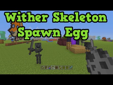 Minecraft Xbox 360 + PS3 - How To Spawn Wither Skeletons Spawn Egg Minecraft Xbox 360 + PS3 - How To Spawn Wither Skeletons Spawn Egg