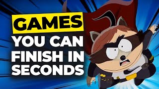 Top 10  Games You Can Finish In SECONDS