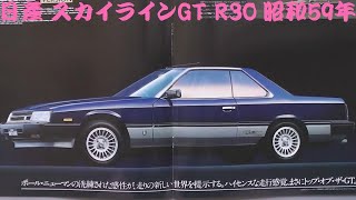 旧車カタログ 日産 スカイラインGT R30 昭和59年