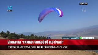 SİMAV’DA “YAMAÇ PARAŞÜTÜ FESTİVALİ”