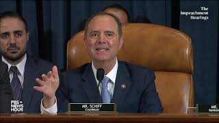 WATCH: Rep. Adam Schiff’s full closing statement in Hill and Holmes hearing | First impeachment