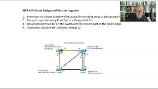 Spanning tree Step 4 find designated ports