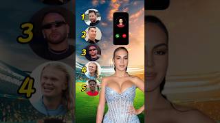 Ronaldo Shocked For Georgina Says 😱 - Georgina Choosing Handsome Football Players 😎