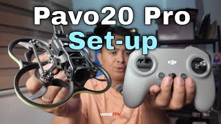 BetaFPV Pavo20 Pro // Connecting to DJI system via Betaflight // DJI FPV Remote Controller 3 Setup