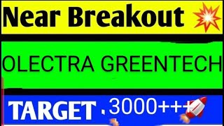 Olectra greentech share latest news, olectra greentech share latest news today, olectra greentech