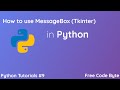 How to use MessageBox (Tkinter) in Python - Free Code Byte