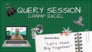 281st Excel Query Session