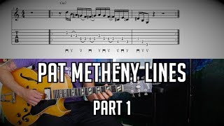 Must Know Pat Metheny (Jazz) Fragments (1 of 3) w/ TABs