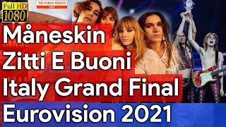 Eurovision 2021 Grand Final Måneskin Has Won The Eurovision Song Contest 2021 For Italy