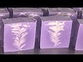 Cold process soap making | secret feather swirl