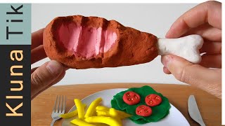 EATING EDIBLE PLAY-DOH FOOD!  - KLUNATIK (2019) - 粘土, пластилин, pâte à modeler
