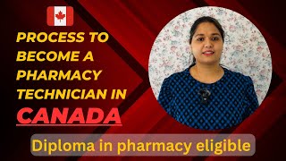 Pharmacy Canada| how to become pharmacy Technician in canada| D pharmacy scope in canada| pebc exam