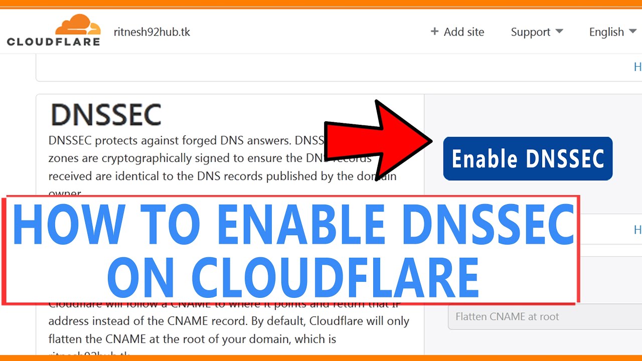 How To Enable DNSSEC With Cloudflare? - YouTube