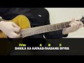 kataas taasang diyos guitar chords and lyrics