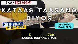 Kataas-taasang Diyos Guitar Chords and Lyrics