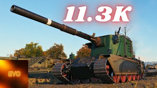 FV4005 Stage II  11.3K Damage \u0026 FV4005 - 12.3K Damage etc World of Tanks