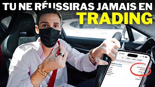 Pourquoi tu ne Réussiras JAMAIS en Trading! (Expliqué par un Trader à Temps Pleins)