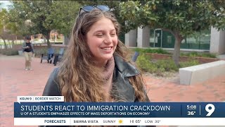 U of A students speak out against Trump’s mass deportations