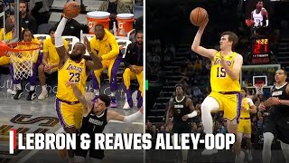 LeBron James & Austin Reaves connect on MONSTER alley-oop vs. Grizzlies 😱 | NBA on ESPN
