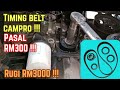 Cara tukar Timing belt,Proton Pesona/drive belt,tensioner bearing/Campro engine, CPS.