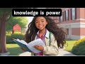 Learn English through Story|cartoon for kids     |knowledge is power|kids English stories 2023|NEW