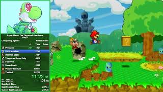 Paper Mario: The Thousand-Year Door Any% Speedrun in 2:21:31 w/ Commentary