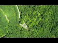 vue panoramique 360° du village de saint lÉon le grand québec. drone altitude max. 700m. 2300pi.