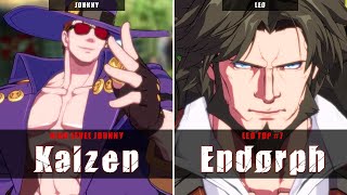 GGST | Kaizen (Johnny) VS Endorph (Leo) | Guilty Gear Strive High level gameplay