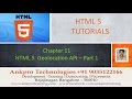 HTML 5 - Chapter 11 - Geo location API Part 1