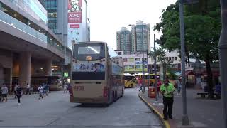 KMB: Tin Shui Wai bound Enviro500 ATENU194 Rt.276P leaving Sheung Shui