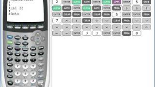 Basics On Programing Ti-83/Ti-84