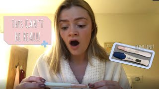 Finding Out I'm Pregnant & Telling My Husband (first time parents!) Live Pregnancy Test Reaction