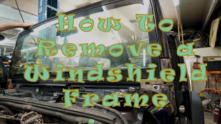 How To Remove a Windshield Frame \u0026 Hinges 2011 JK 2 Door 3.8 Complete Tear Down Series Ep 3