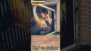 kgf vs salaar | Yash and prabhas | #shorts #kgf #salaar