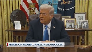 Trump freeze on foreign aid blocked