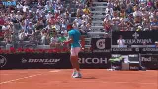 Rafael Nadal Hot Shot Rome 2015 vs. John Isner