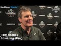 Iowa wrestling coach Tom Brands recaps Session 2 at the NCAA Wrestling Championships