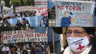 Enfermeros de Buenos Aires renuevan reclamo por salarios | AFP