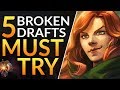 Top 5 UNBEATABLE DRAFTS that YOU MUST TRY - Best Meta Tips to Rank Up | Dota 2 Pro Drafting Guide