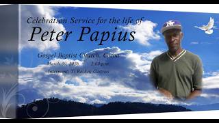 Celebration Service for the Life of Peter Papius | March 30 | 2:30 p.m.