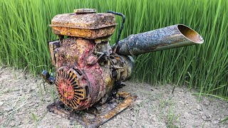 Restoration Engine Pump Rusty | Restore Watering Pump
