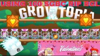 USING 100 SUPER GOLDEN BOOTY CHEST DURING VALENTINES RIP 2BGL?😮 | GROWTOPIA 2025