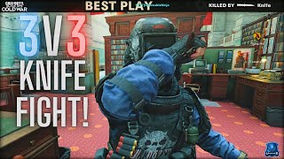 The BEST Black Ops Cold War Killcam EVER!! 😮 (Funny 3V3 Knife Fight Rage Reactions) - COD BOCW