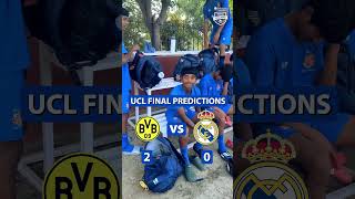 Our #YoungChamps have given their predictions for this season’s UCL FInal 👀🤍💛