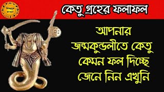 রহস্যময় গ্রহ কেতু আপনার কুন্ডলীতে কি ফল দেবে না জানলে বিপদ | effect of Ketu in 12 zodiac signs