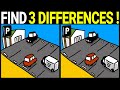 🧠💪🏻 Spot the Difference Game | Find 3 Different Spots! 《A Little Difficult》