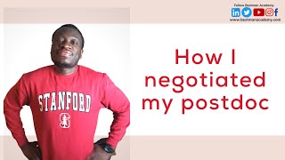 Can I negotiate a postdoc offer? | How to Negotiate a Postdoc Pay