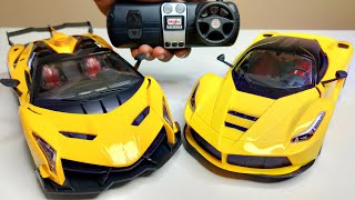 Fastest Lamborghini RC Car Vs Fastest Ferrari RC Car Unboxing - Chatpat toy tv toy tv